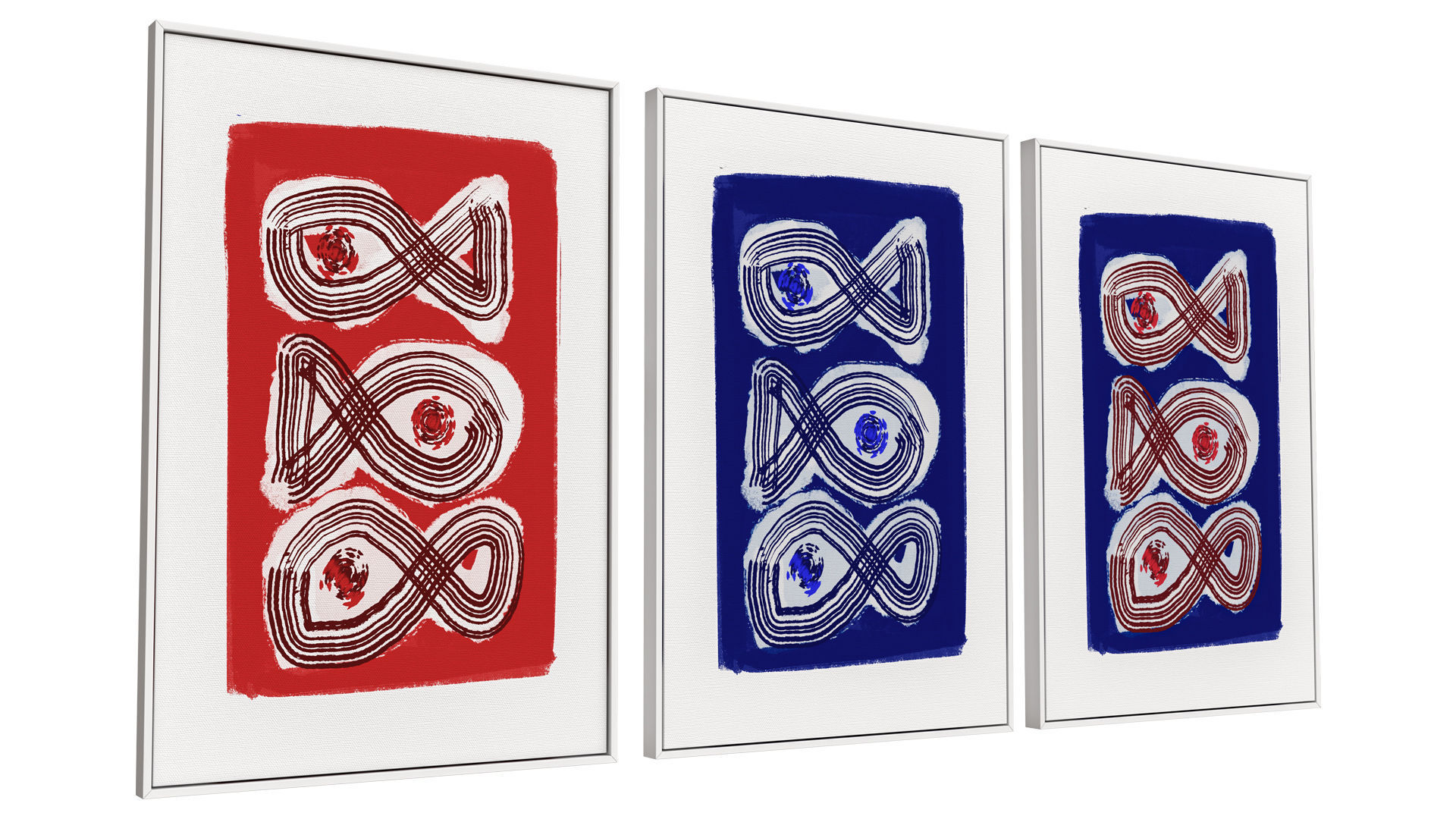 3 Abstract Frames Set 11 3D model_1