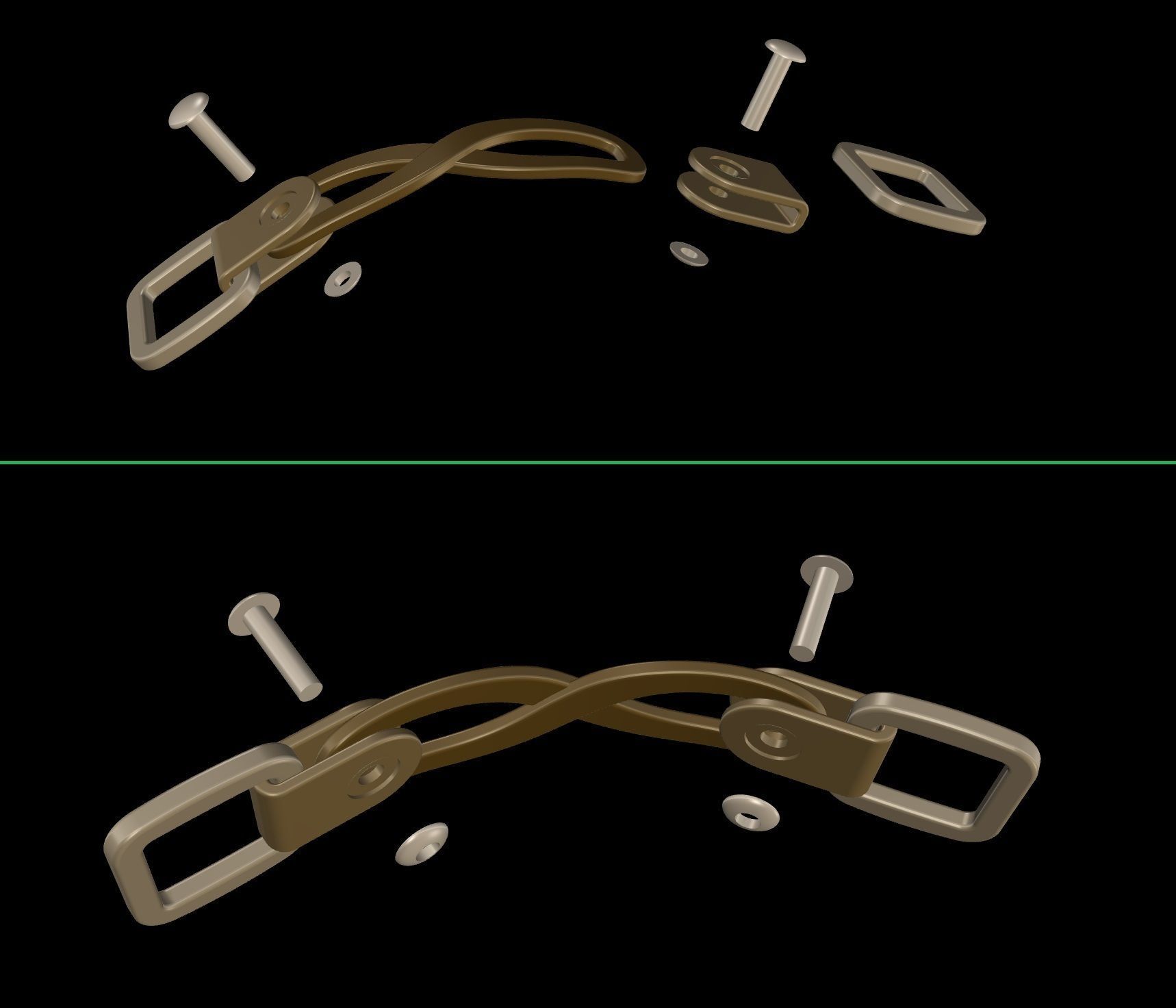 R 003-b bracelet 3D print model_9