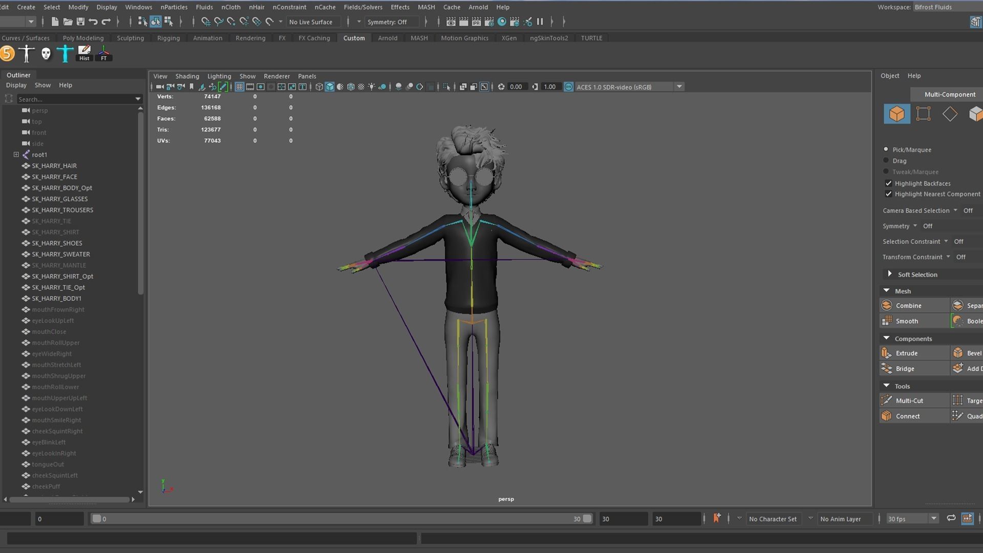 GAME-READY 3D Character - Harry Low-poly 3D model_21
