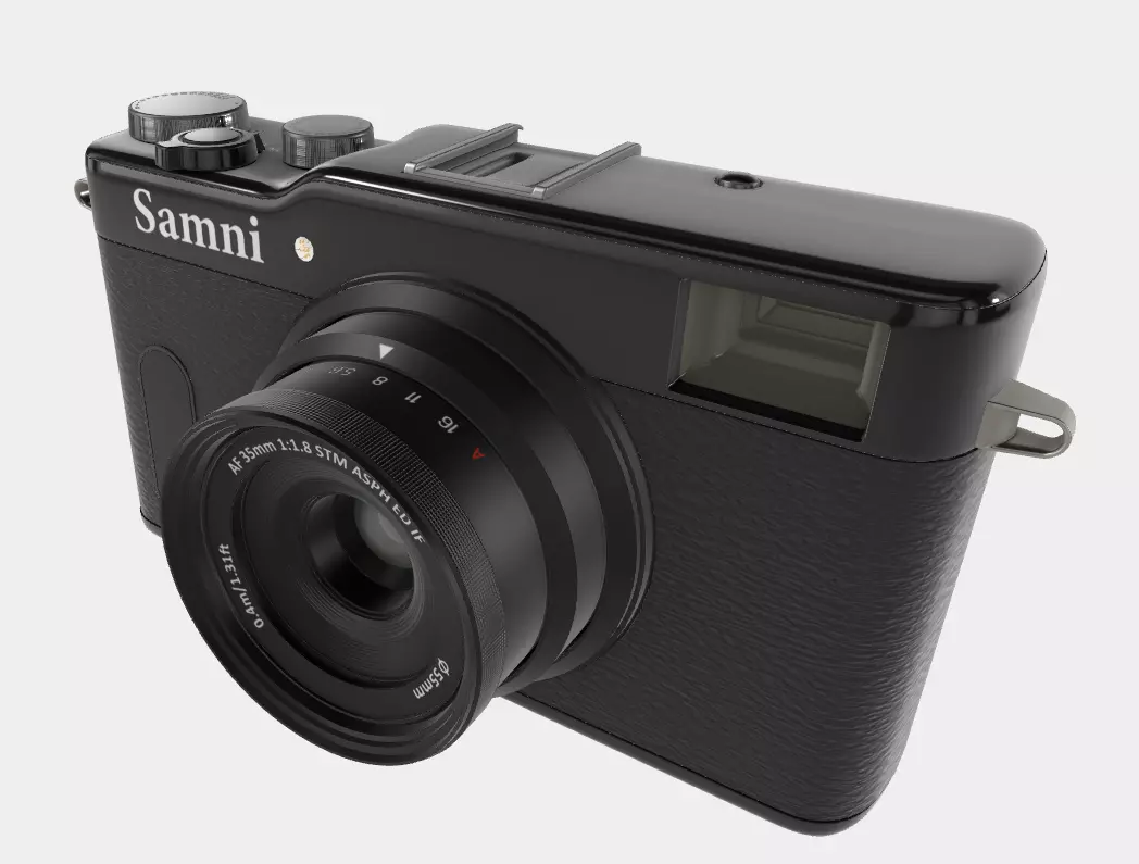 Digital Camera Free low-poly 3D model