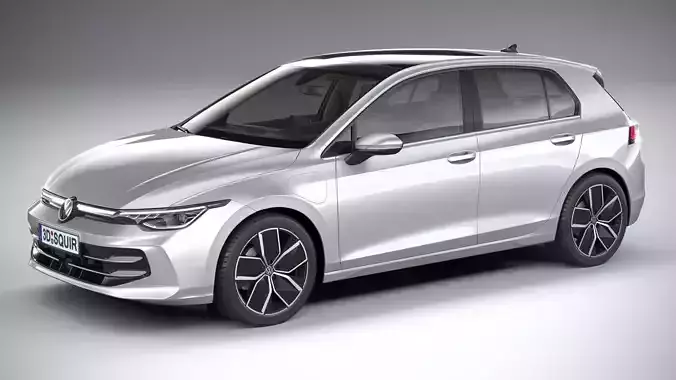 Volkswagen Golf 2024 3D model