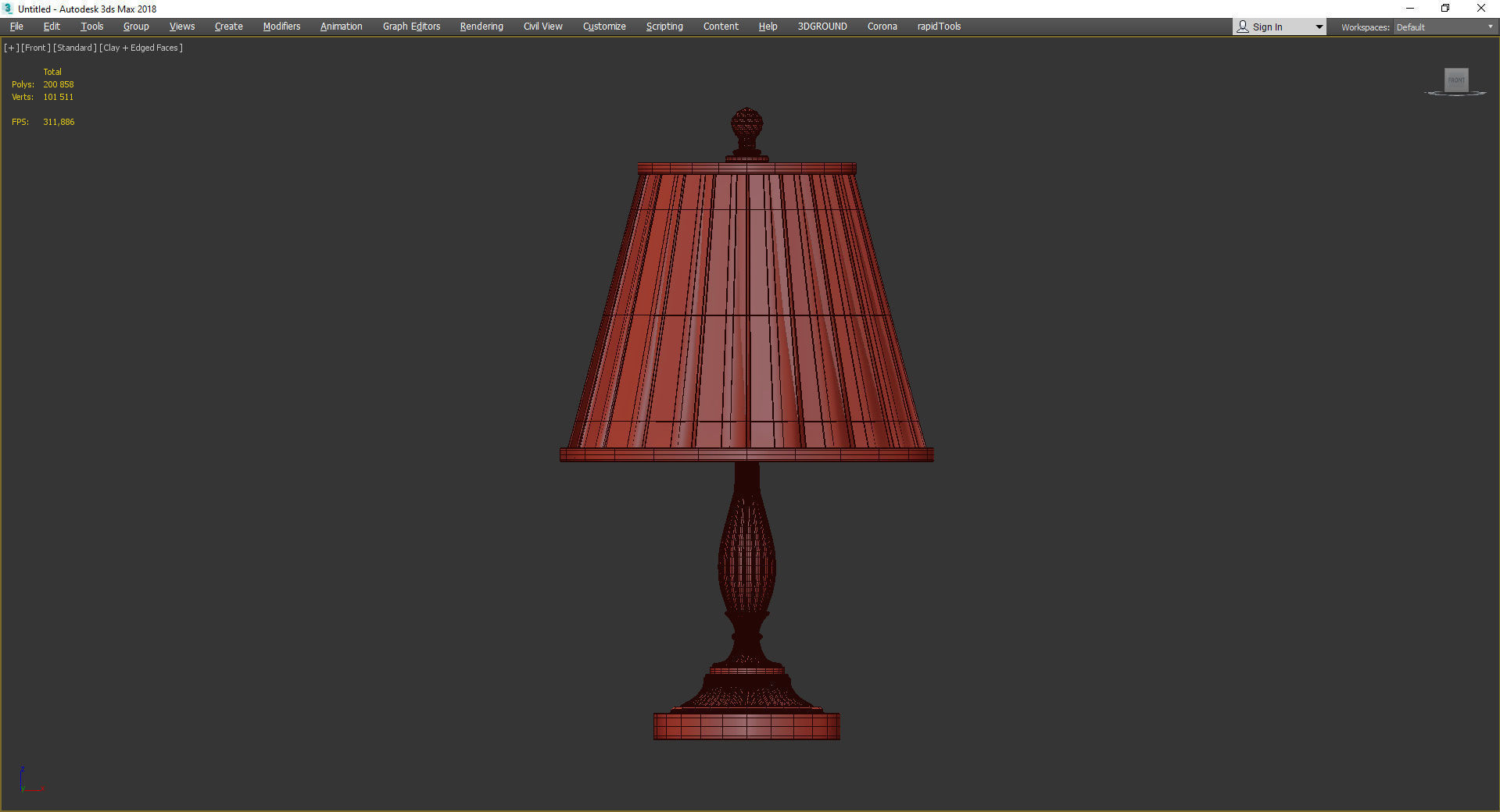 TRACY TL Low-poly 3D model_2
