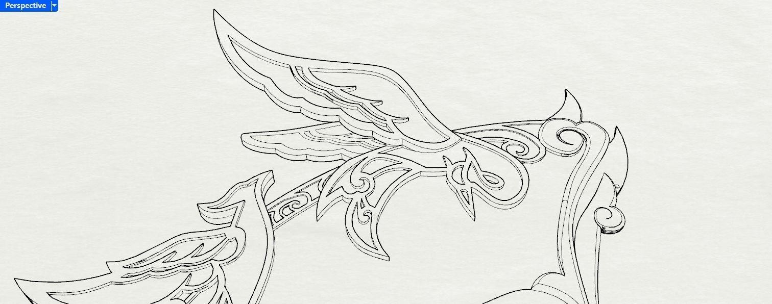 Genshin Impact Cloud Retainer Xianyun Fan Cosplay 3d Printable 3D print model_12