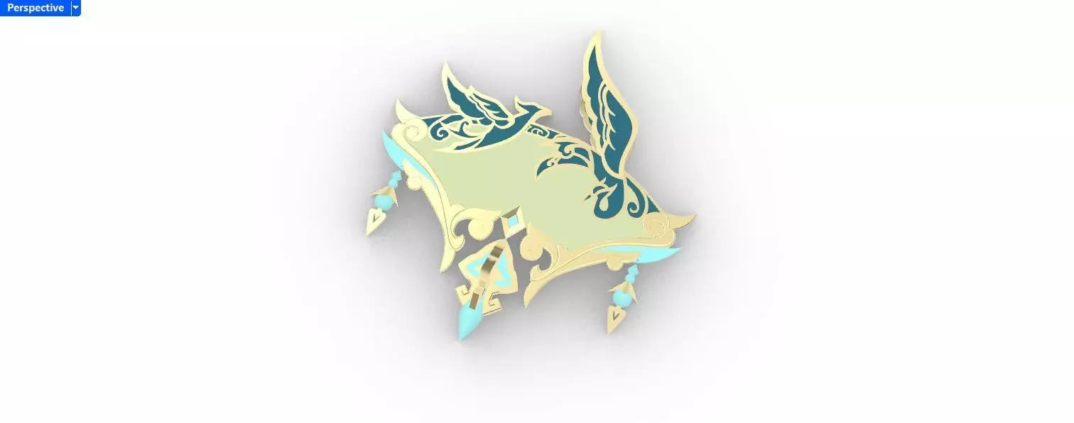 Genshin Impact Cloud Retainer Xianyun Fan Cosplay 3d Printable 3D print model_0