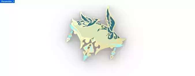 Genshin Impact Cloud Retainer Xianyun Fan Cosplay 3d Printable 3D print model Genshin Impact Cloud Retainer Xianyun Fan Cosplay 3d Printable 3D print model