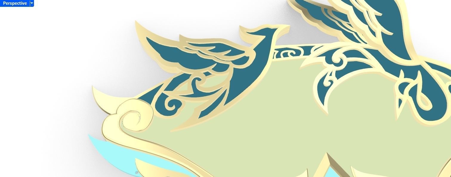 Genshin Impact Cloud Retainer Xianyun Fan Cosplay 3d Printable 3D print model_5