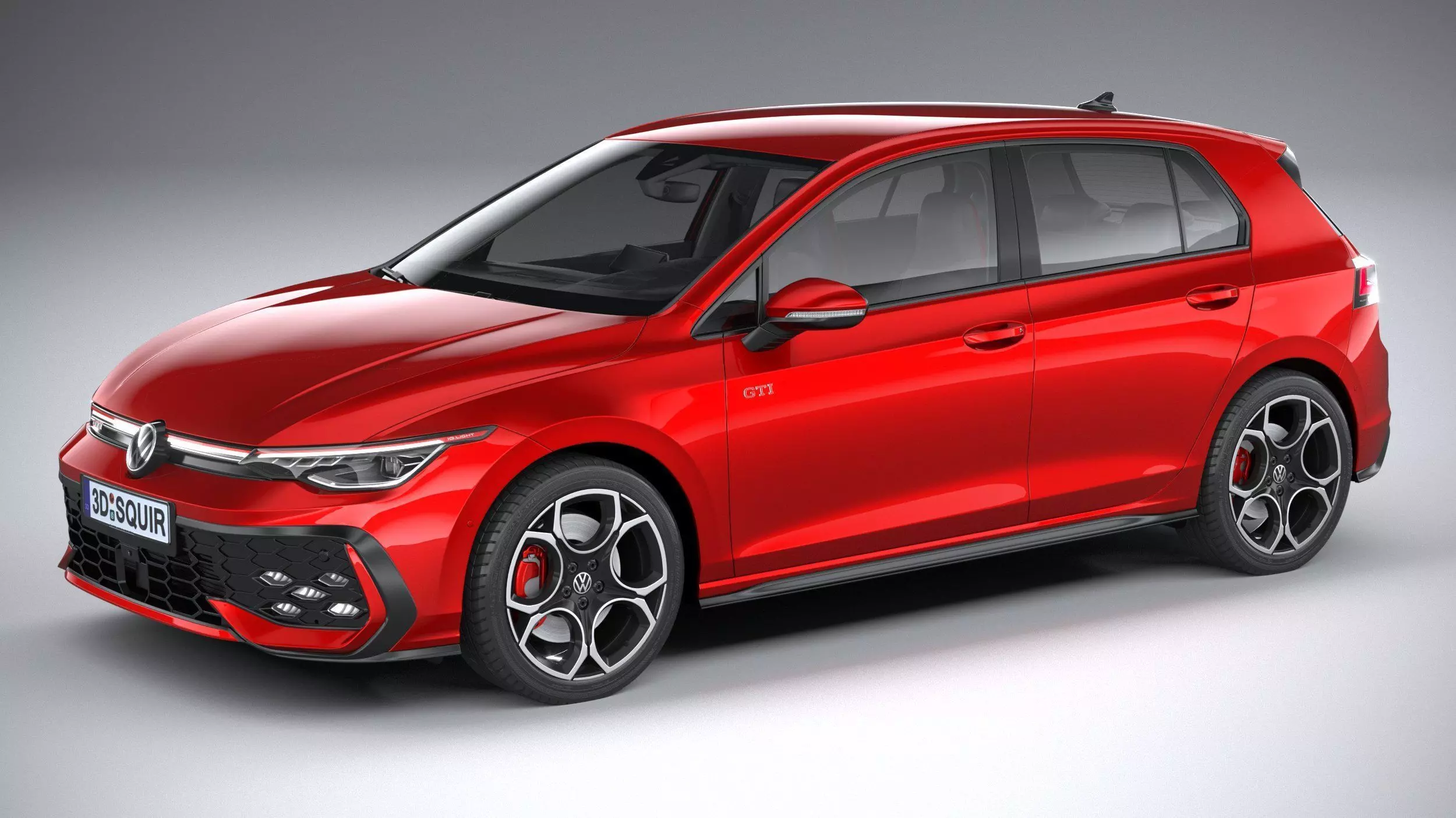 Volkswagen Golf GTI 2024 3D model