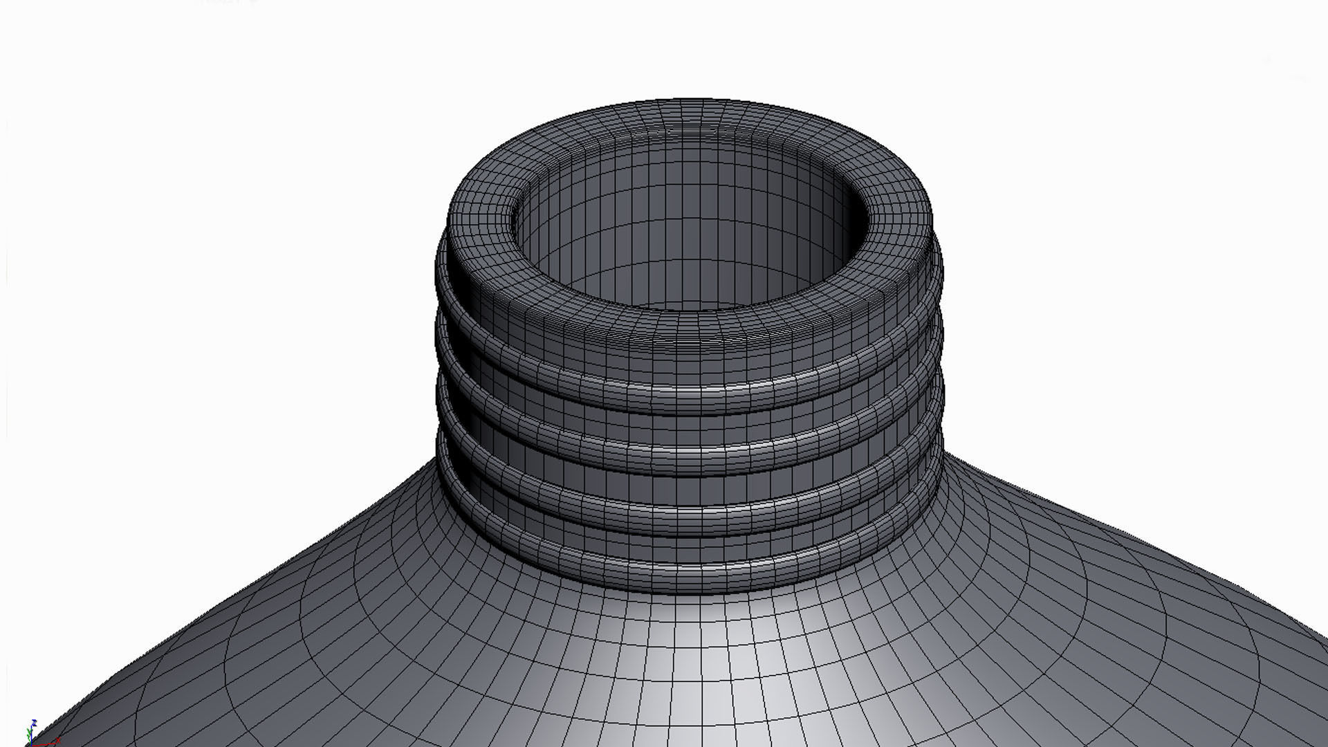 Military  drinking  canteen bottle - world war2  3D model_8