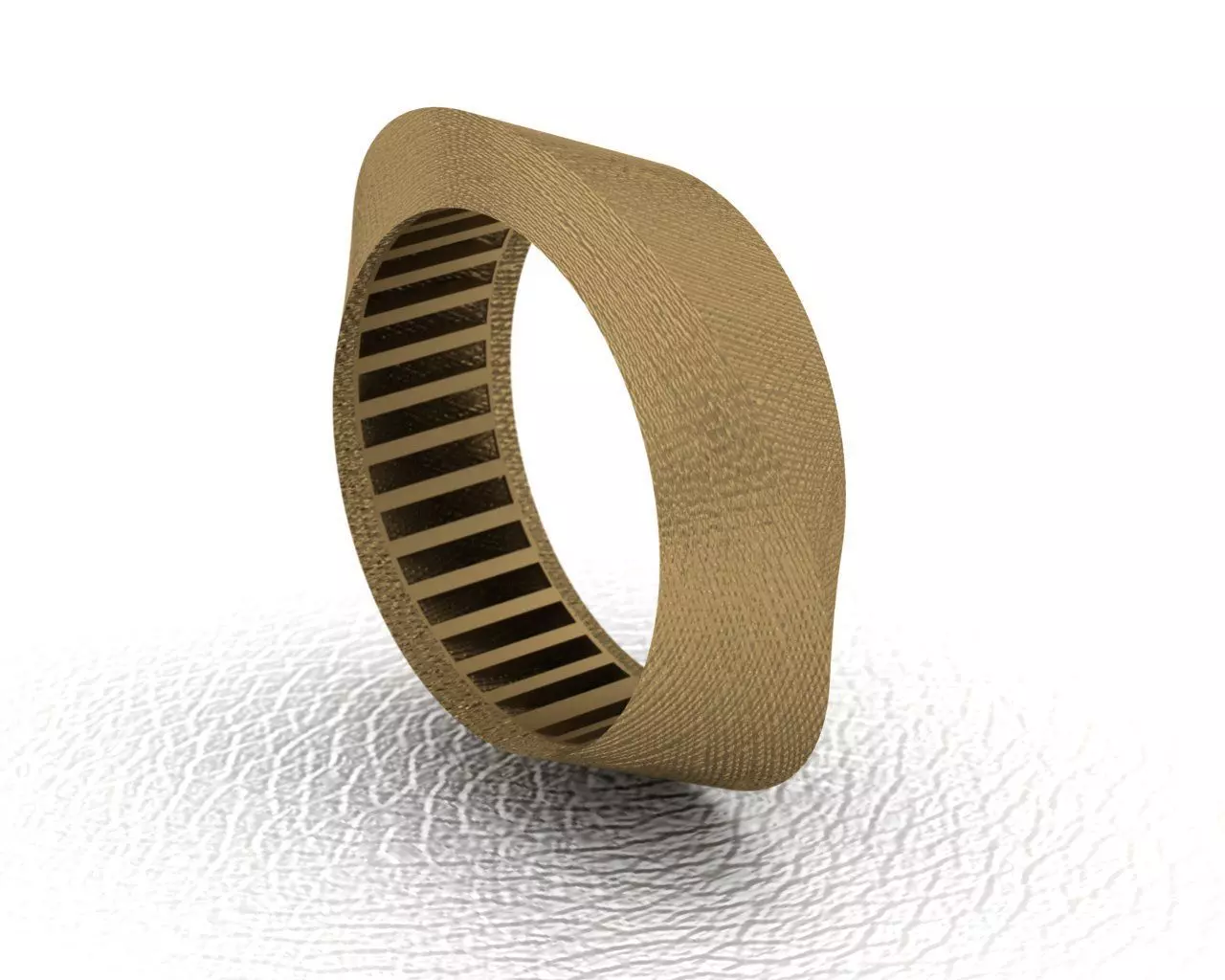 Triangle Ring 3D print model_0