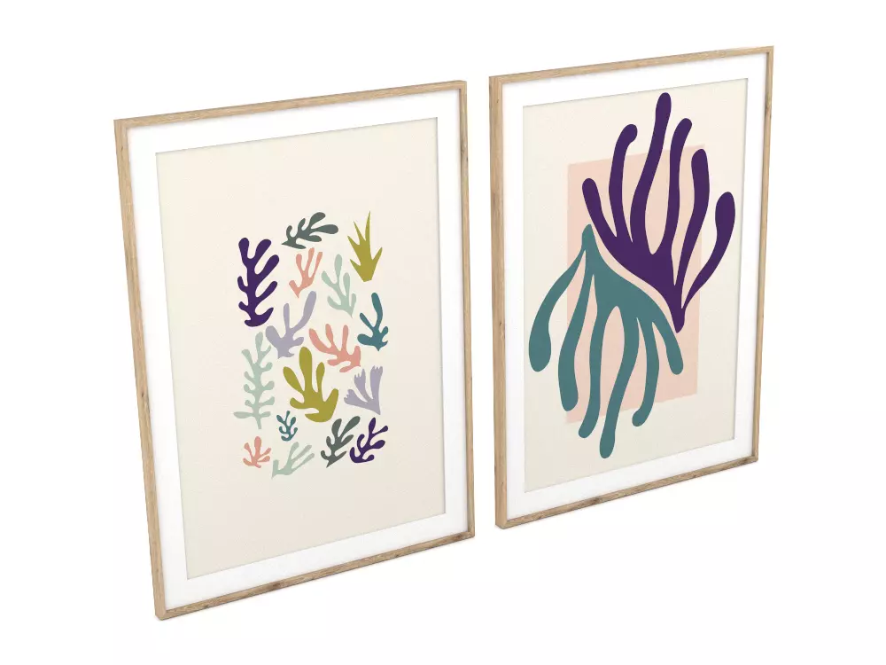 PICTURE SET MULTICOLOR H2000254 3D model_0