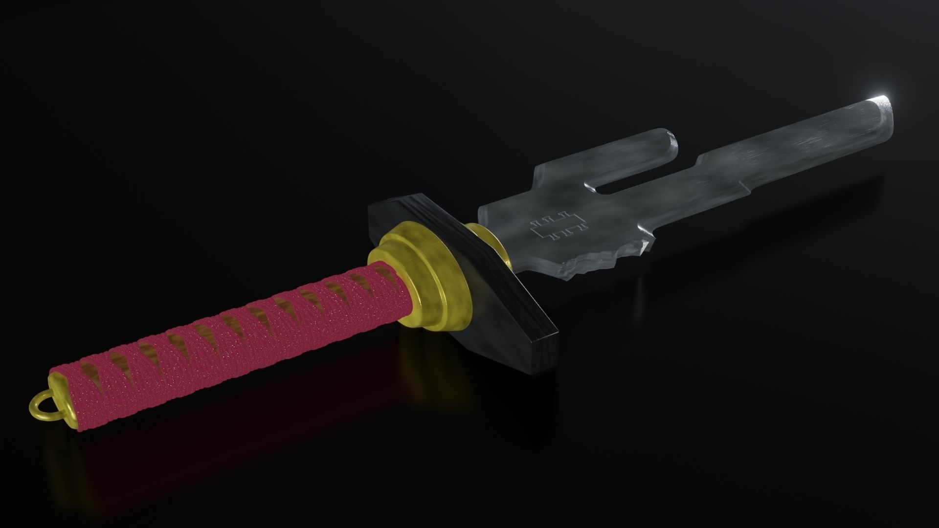 Inverted Spear Of Heaven Low-poly 3D model_2