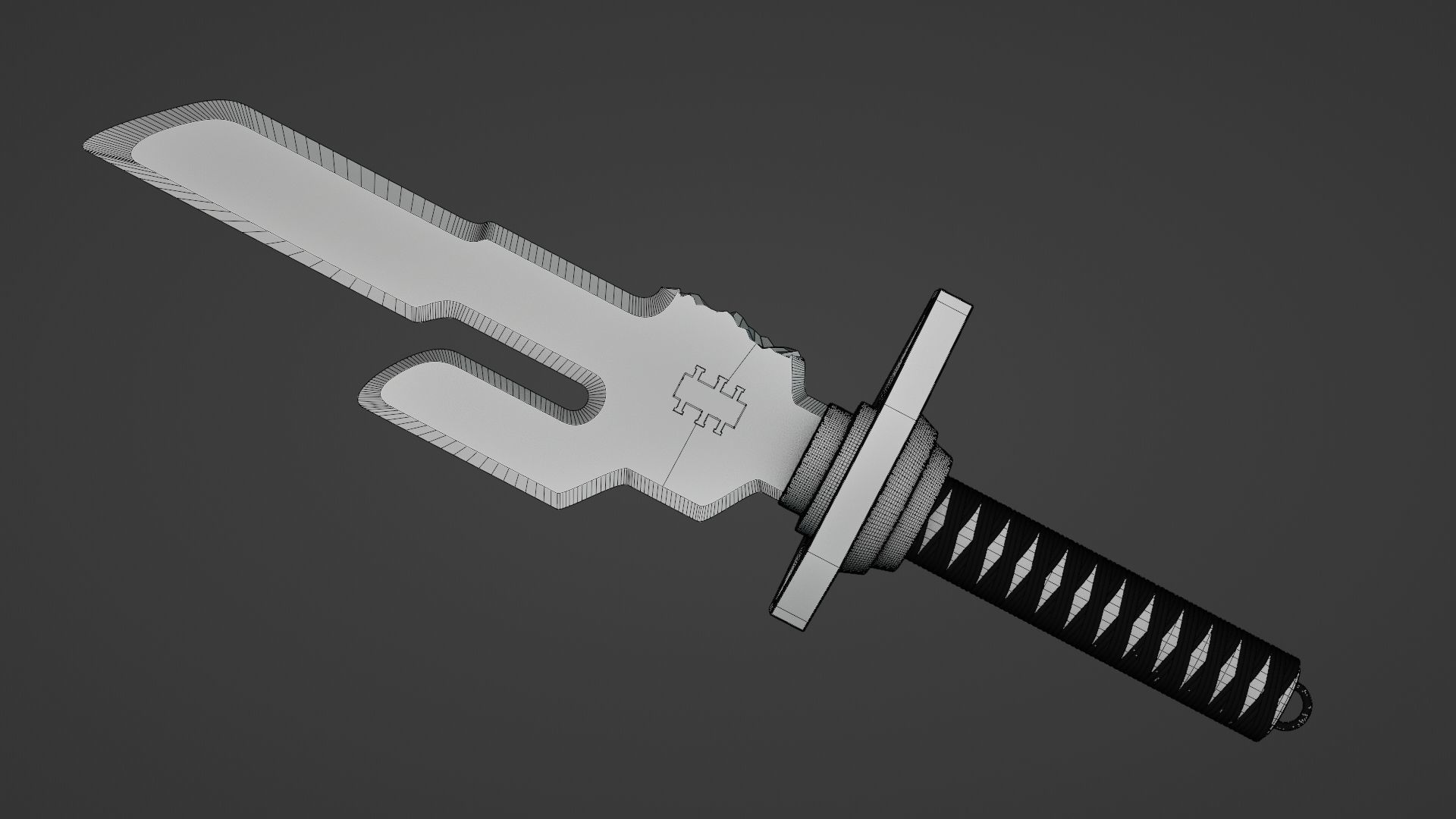 Inverted Spear Of Heaven Low-poly 3D model_6