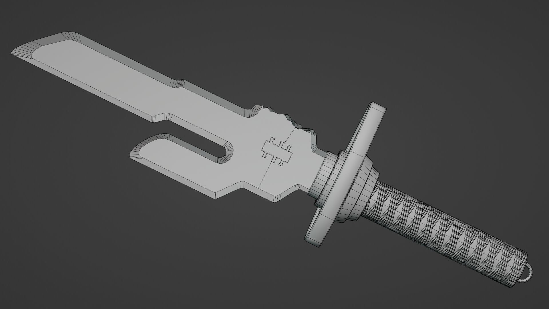 Inverted Spear Of Heaven Low-poly 3D model_7