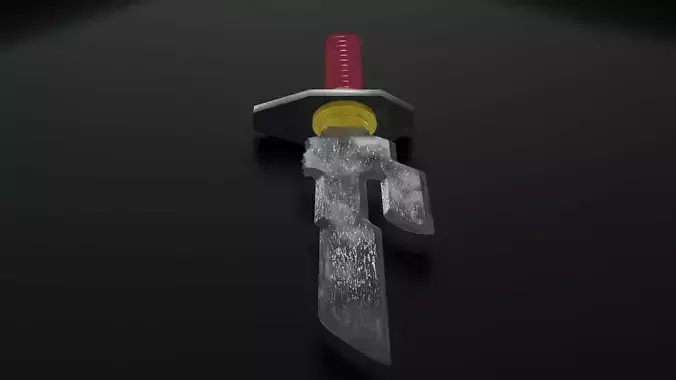 Inverted Spear Of Heaven Low-poly 3D model