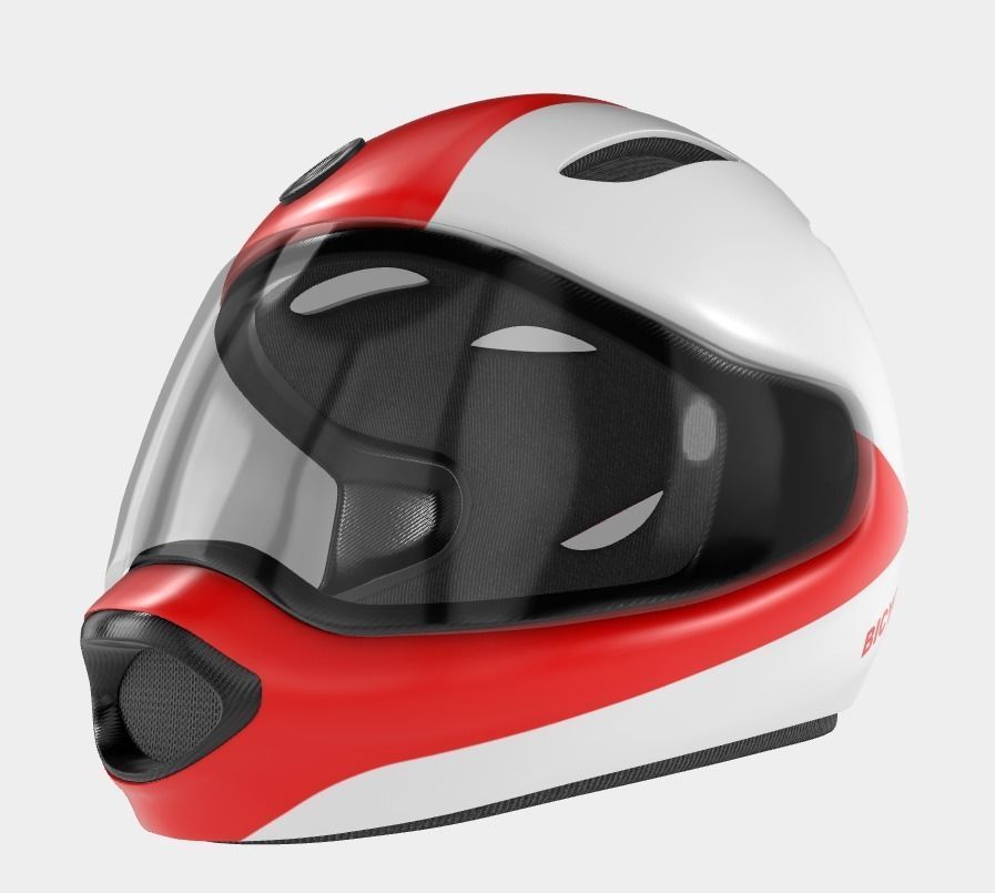 Bicycle Helmet Free low-poly 3D model_1