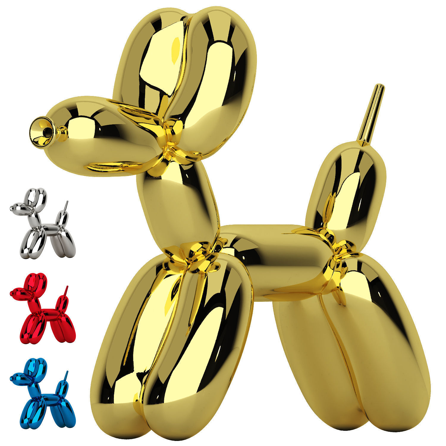 balloon dog 3D model_1