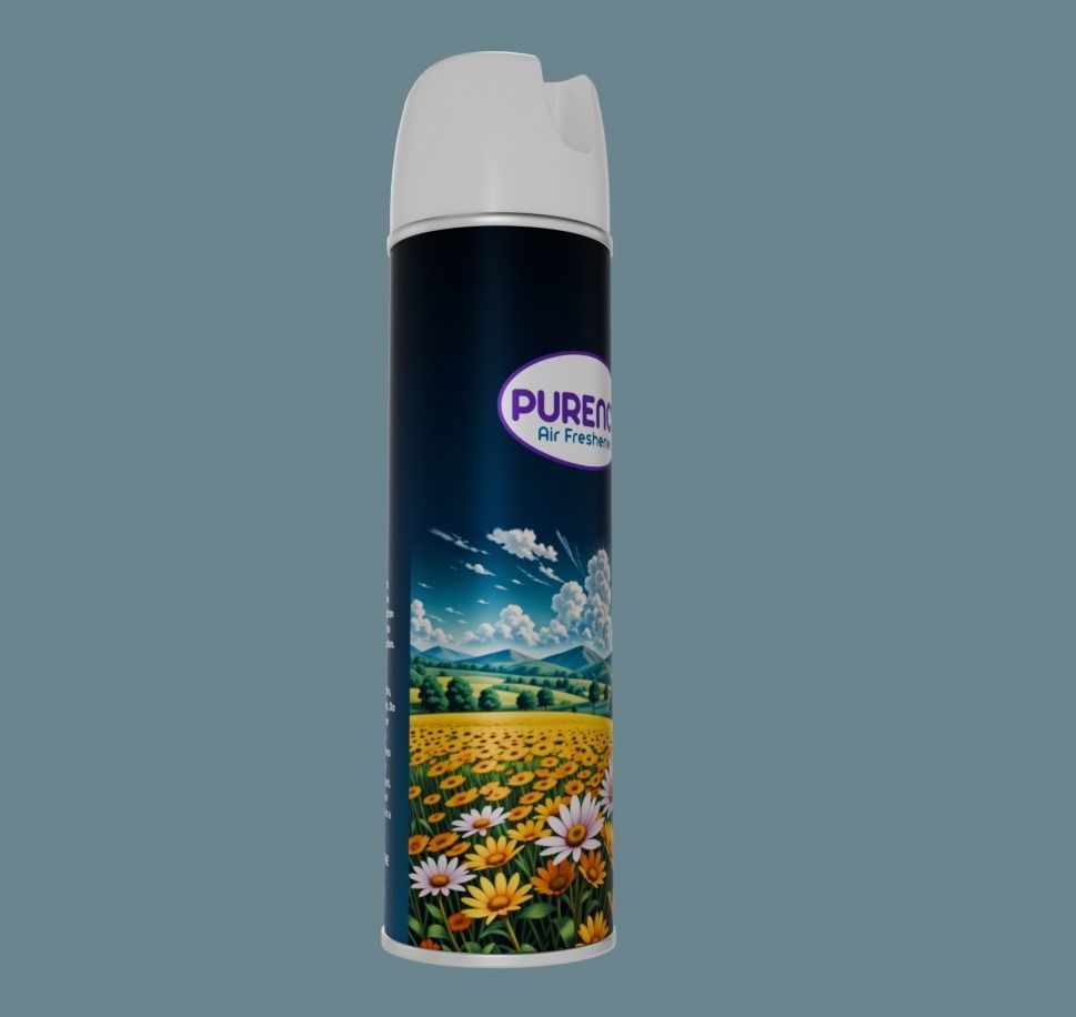 Aerosol Air Freshener Low-poly 3D model_3