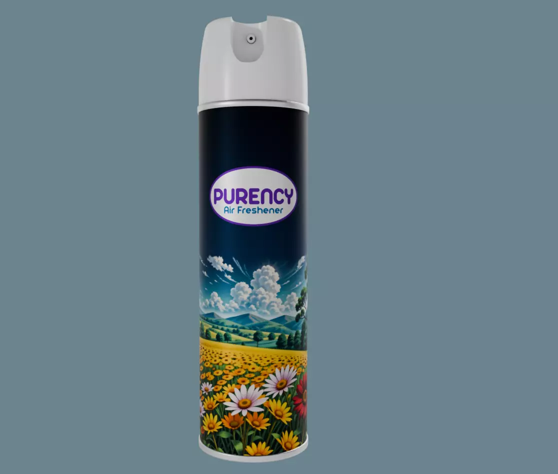 Aerosol Air Freshener Low-poly 3D model_0