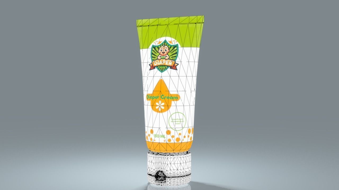 Diaper Cream 3D model_6