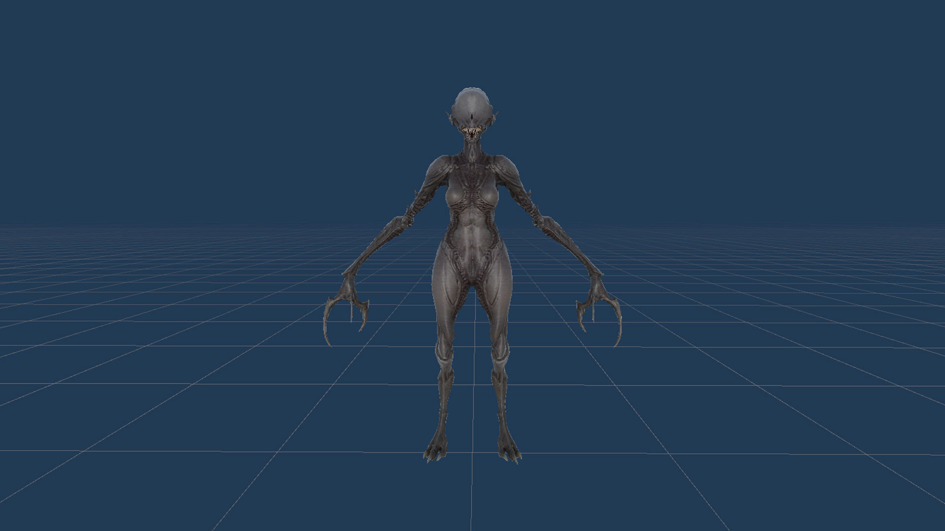 Monster 6 Low-poly 3D model_29