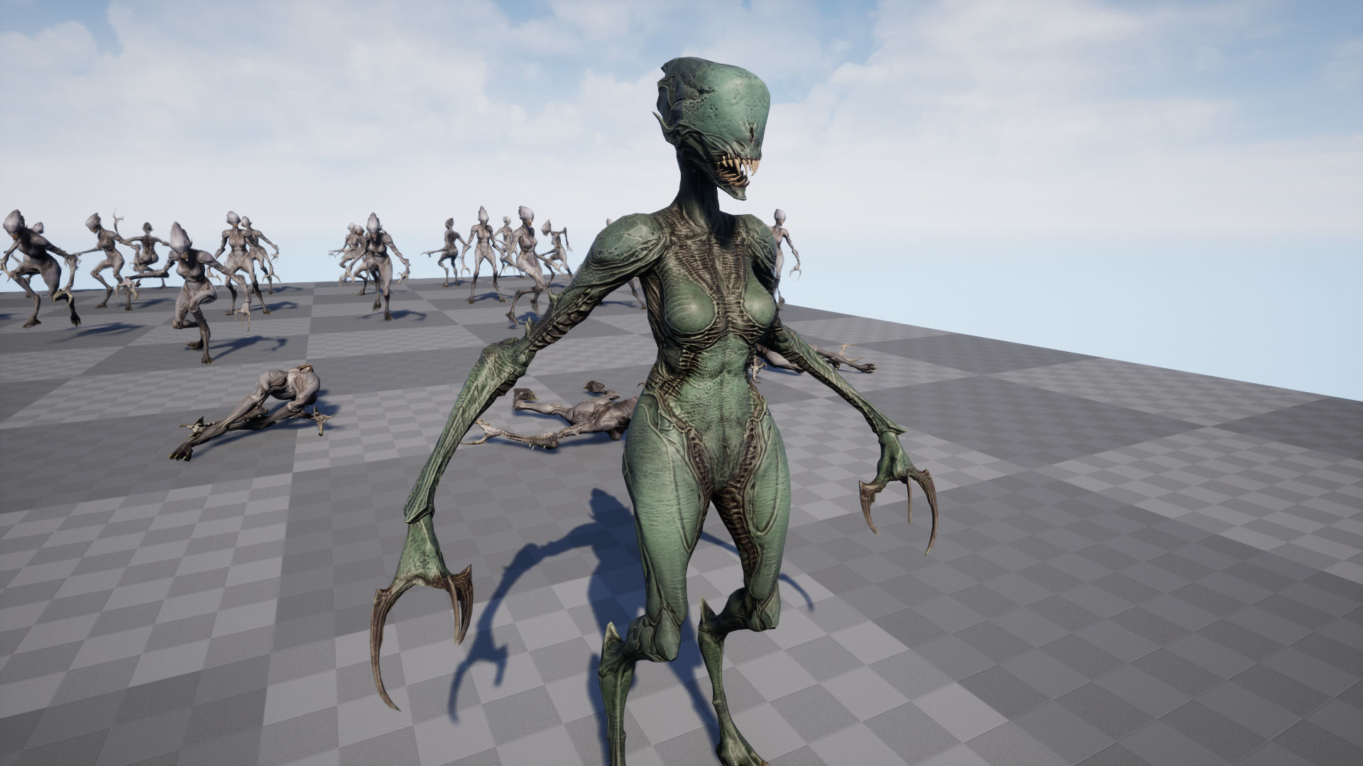 Monster 6 Low-poly 3D model_24