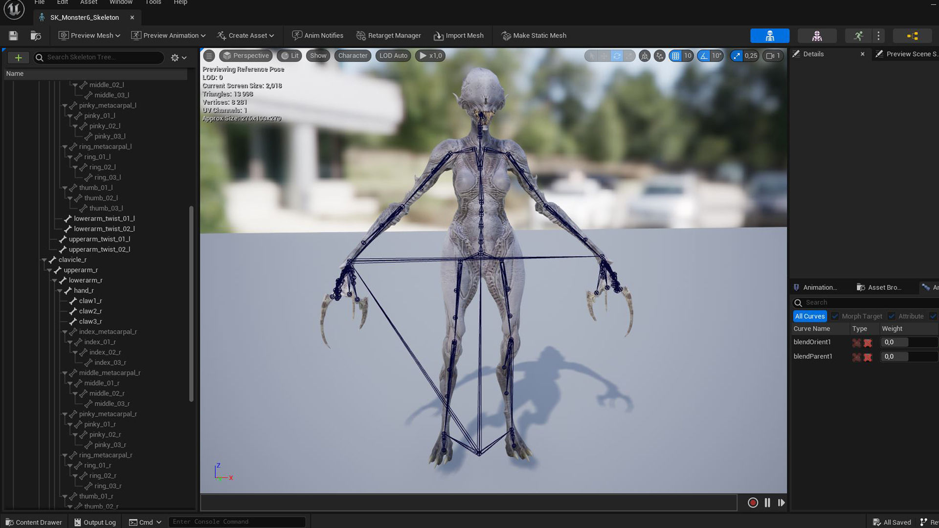 Monster 6 Low-poly 3D model_26