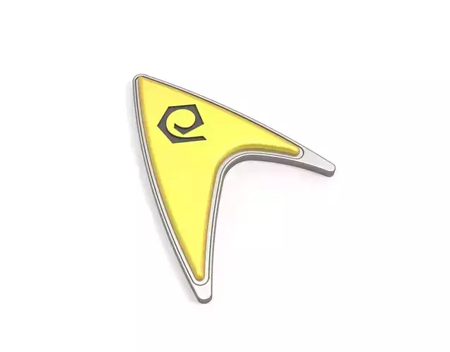 Star Trek Strange new worlds Badge Operations 3D print model