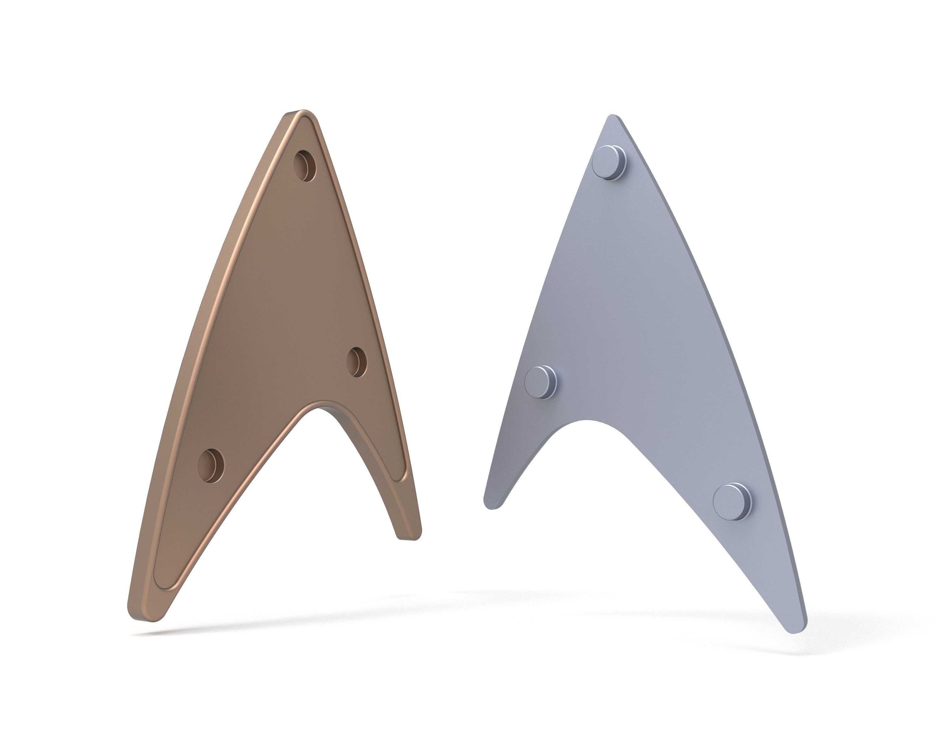 Star Trek Strange new worlds Badge Operations 3D print model_2