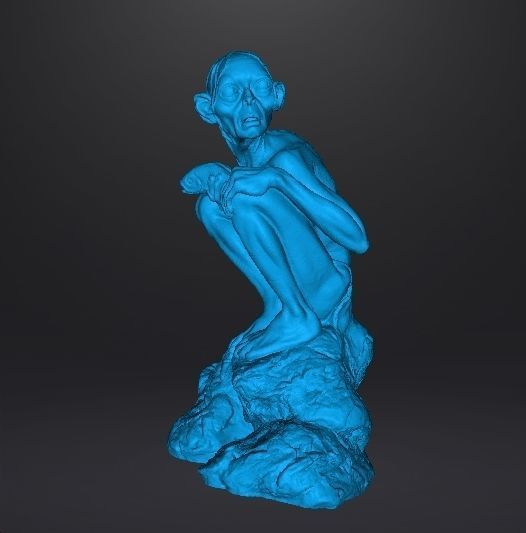 GOLLUM SMEAGOL RESIN STATUE INSPIRED FIGURE MODEL 3D print model_9