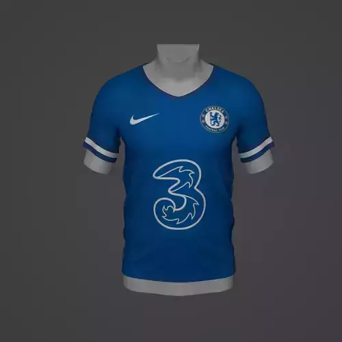 chelsea Football Jersey T-Shirt - Soccer Kit