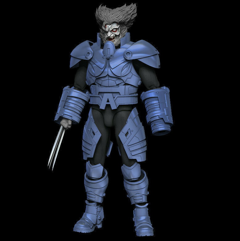WOLVERINE APOCALYSPE ARMOR NO HEAD 3D print model_1