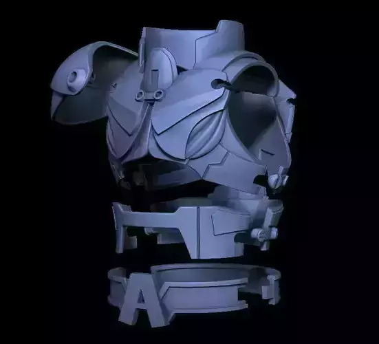 WOLVERINE APOCALYSPE ARMOR NO HEAD 3D print model