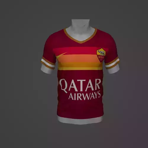 roma Football Jersey T-Shirt - Soccer Kit