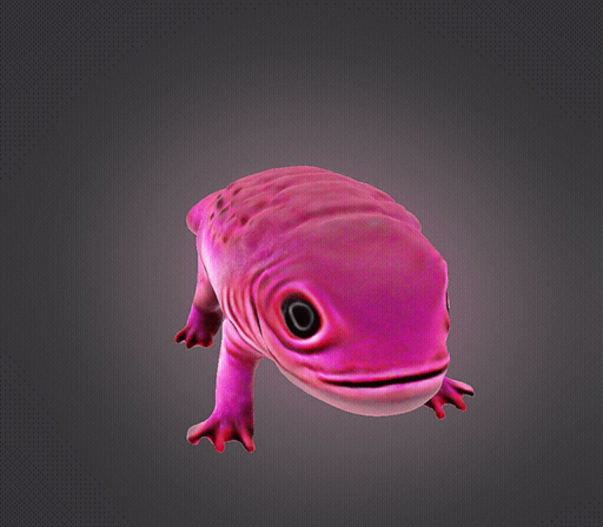 Axolotl 3D print model_2