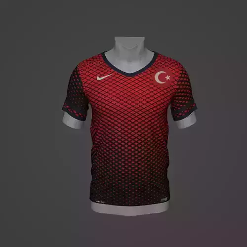 turkey Football Jersey T-Shirt - Soccer Kit