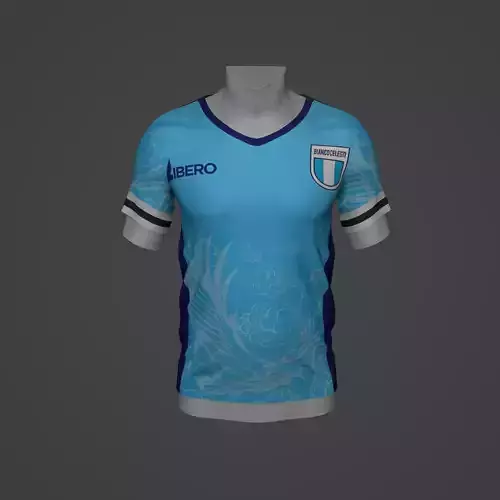 Lazio Football Jersey T-Shirt - Soccer Kit