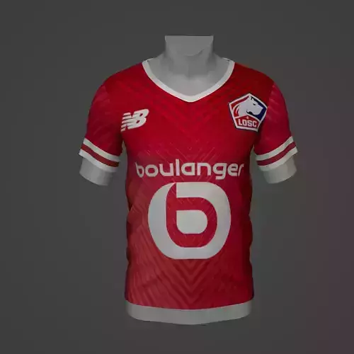 Lille Football Jersey T-Shirt - Soccer Kit