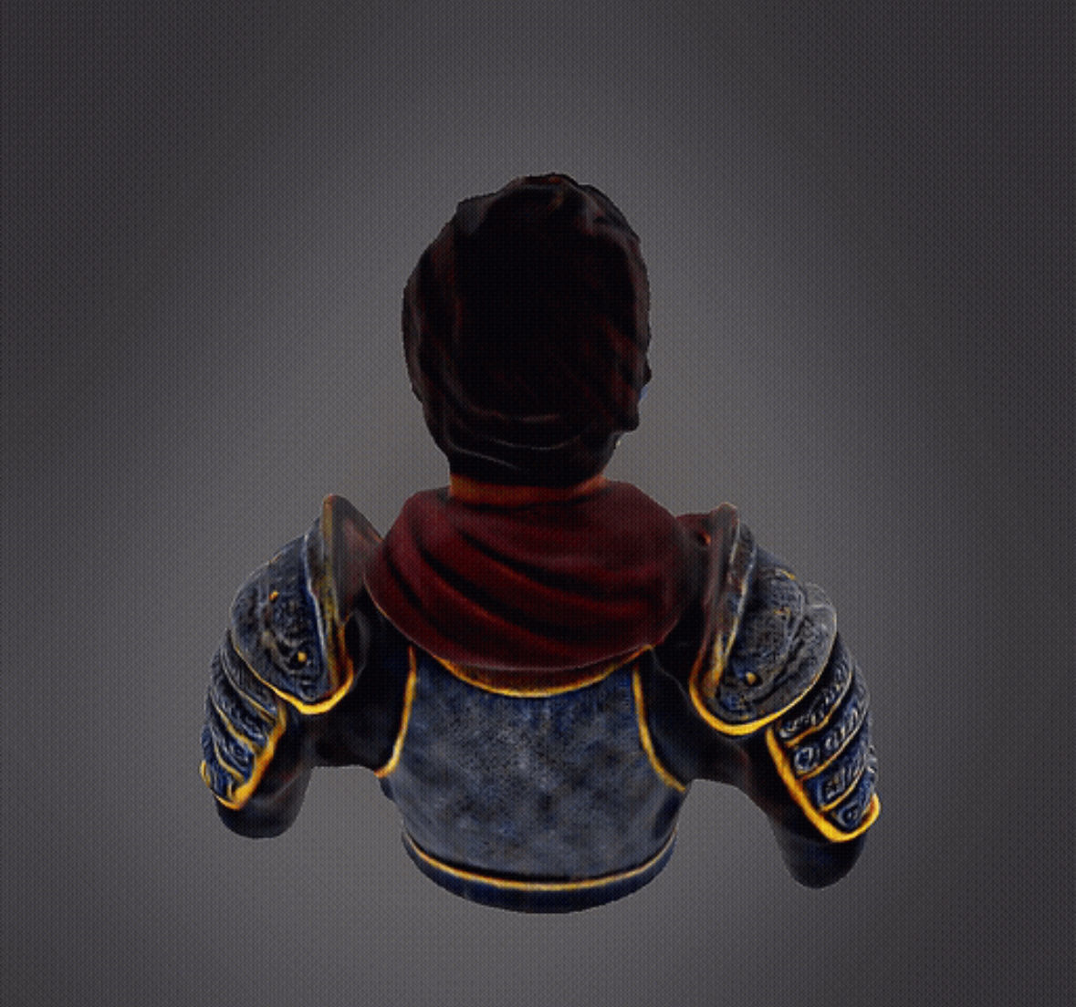 Medieval Warrior 3D print model_2