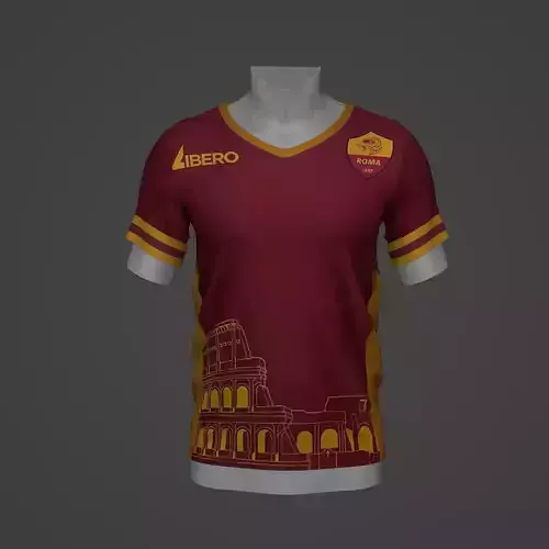 Roma Football Jersey T-Shirt - Soccer Kit