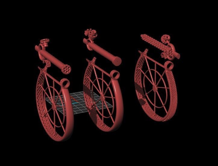 woman bracelet 3D print model_5