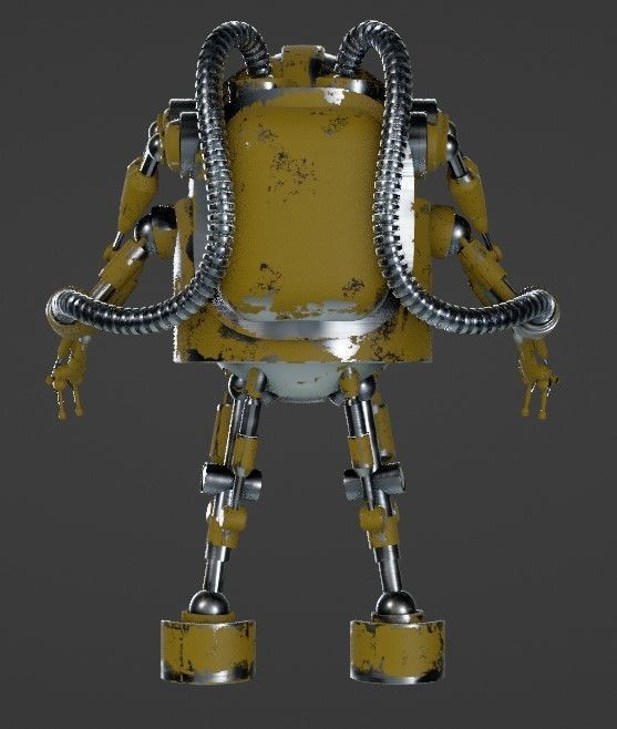 Little Robot 3D model_10