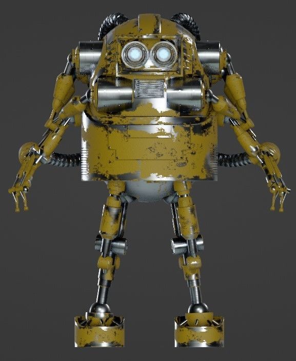 Little Robot 3D model_8