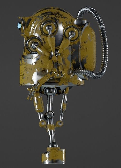 Little Robot 3D model_9