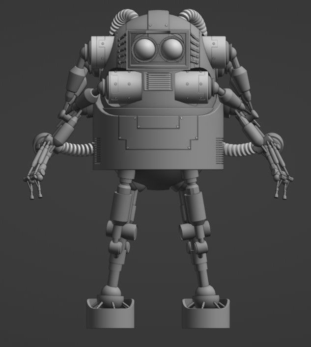 Little Robot 3D model_6