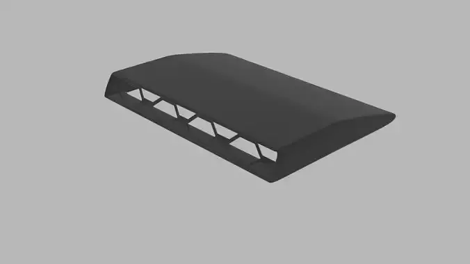 Highly Detailed 3D Air Intake for Automotive Design 3D print model