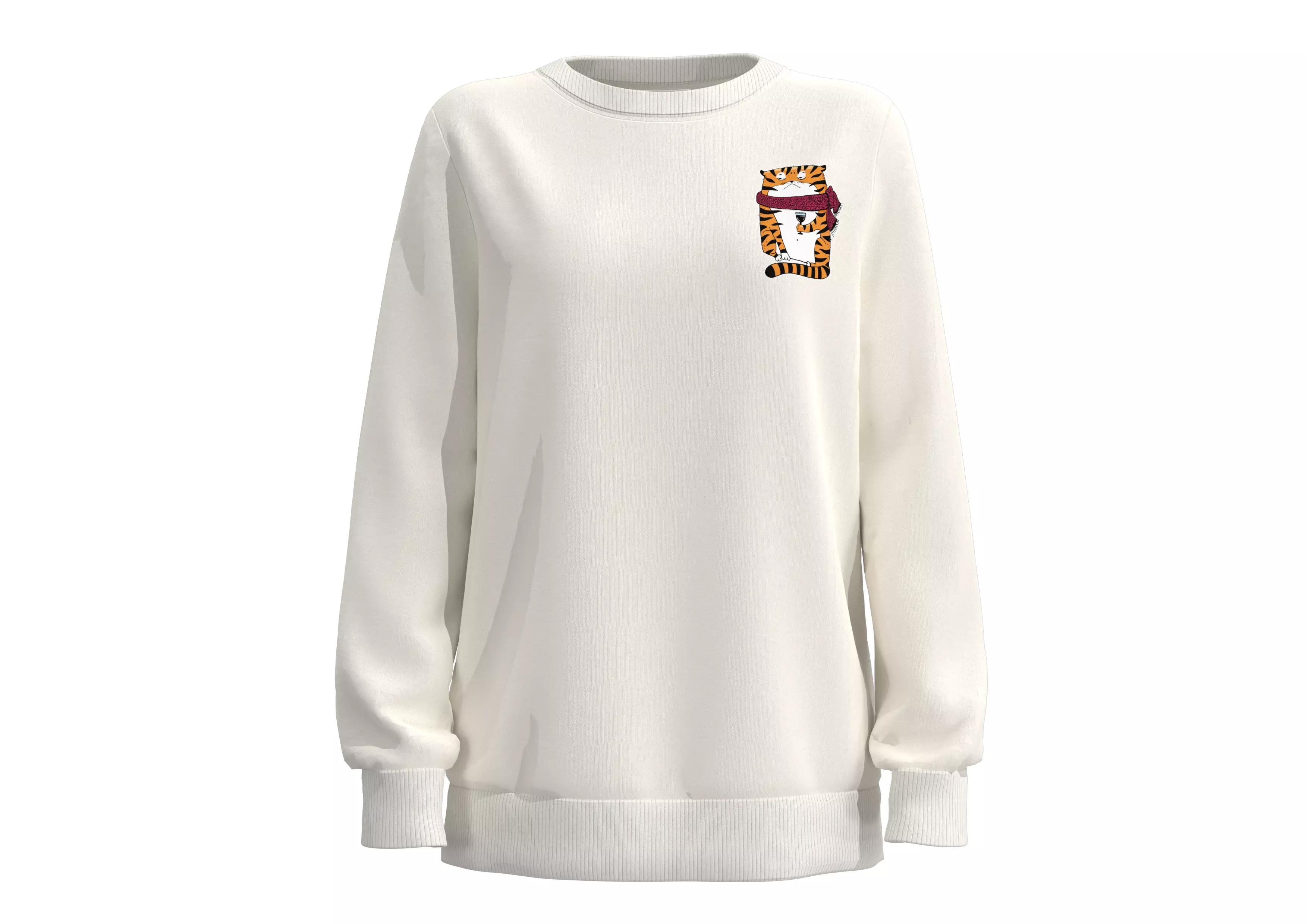 Off-white printed hoodie Free low-poly 3D model