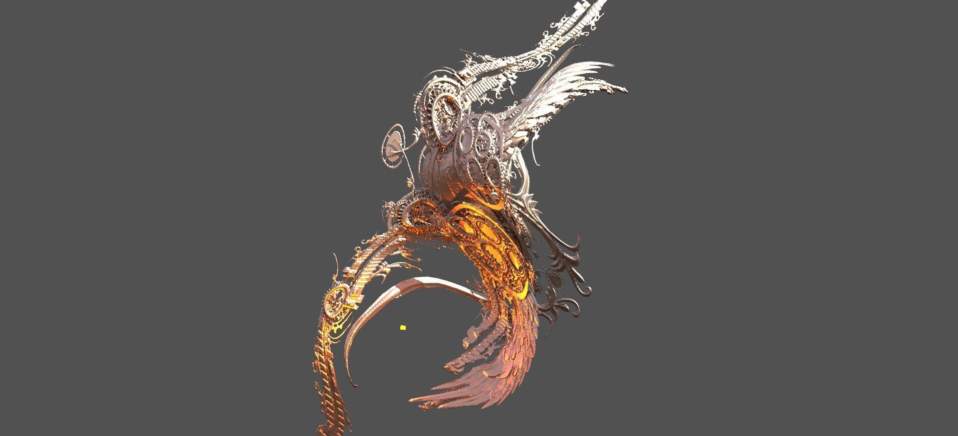 Ship Front Sculpture  3D model_1