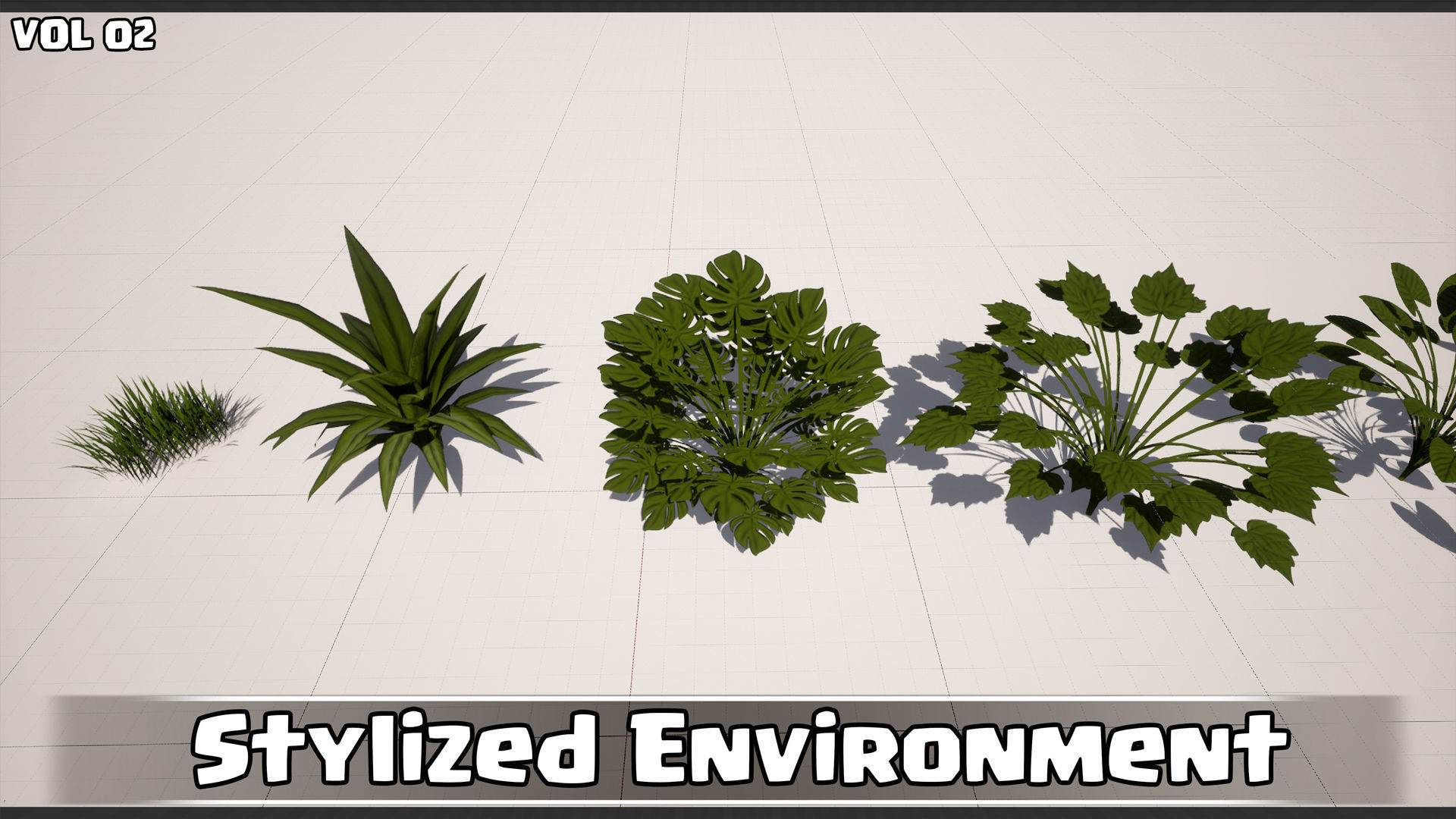 Stylized Environment Game Ready VOL02 Low-poly 3D model_15