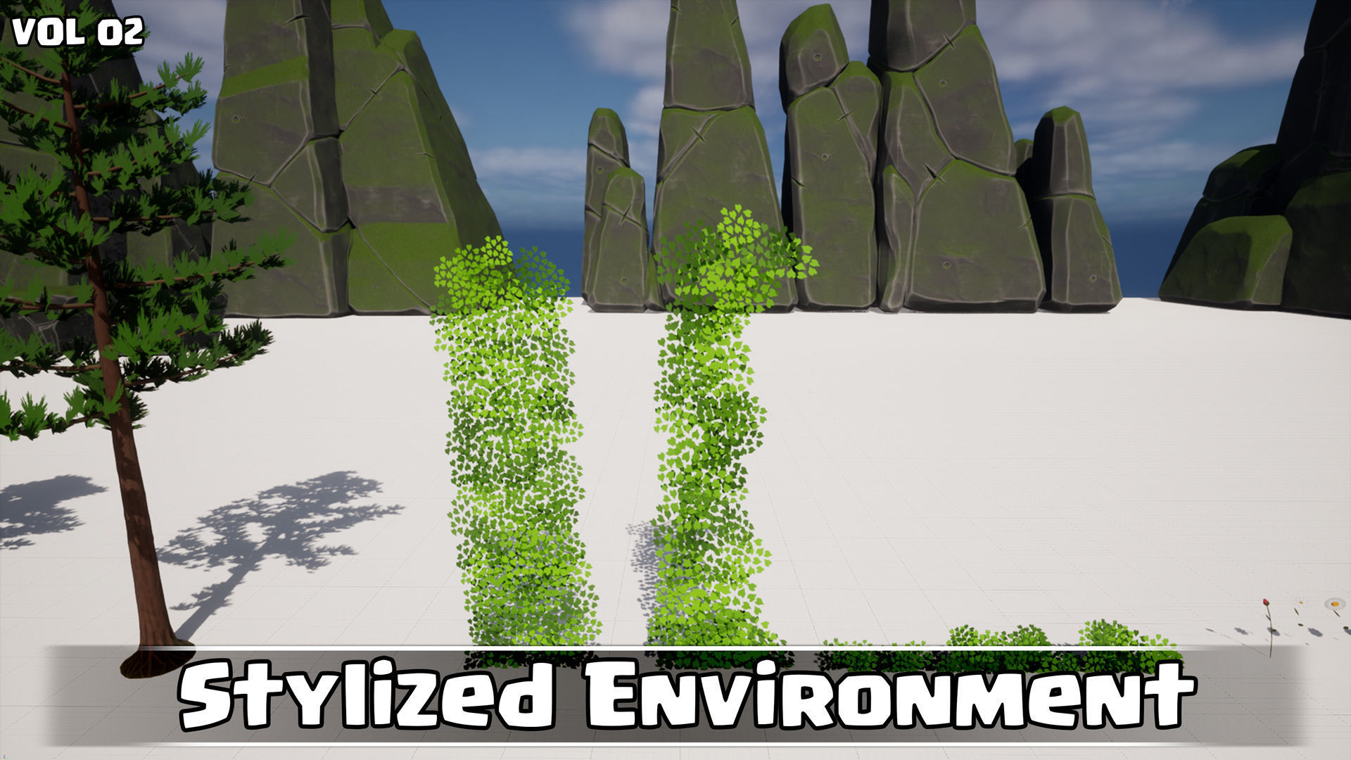 Stylized Environment Game Ready VOL02 Low-poly 3D model_13