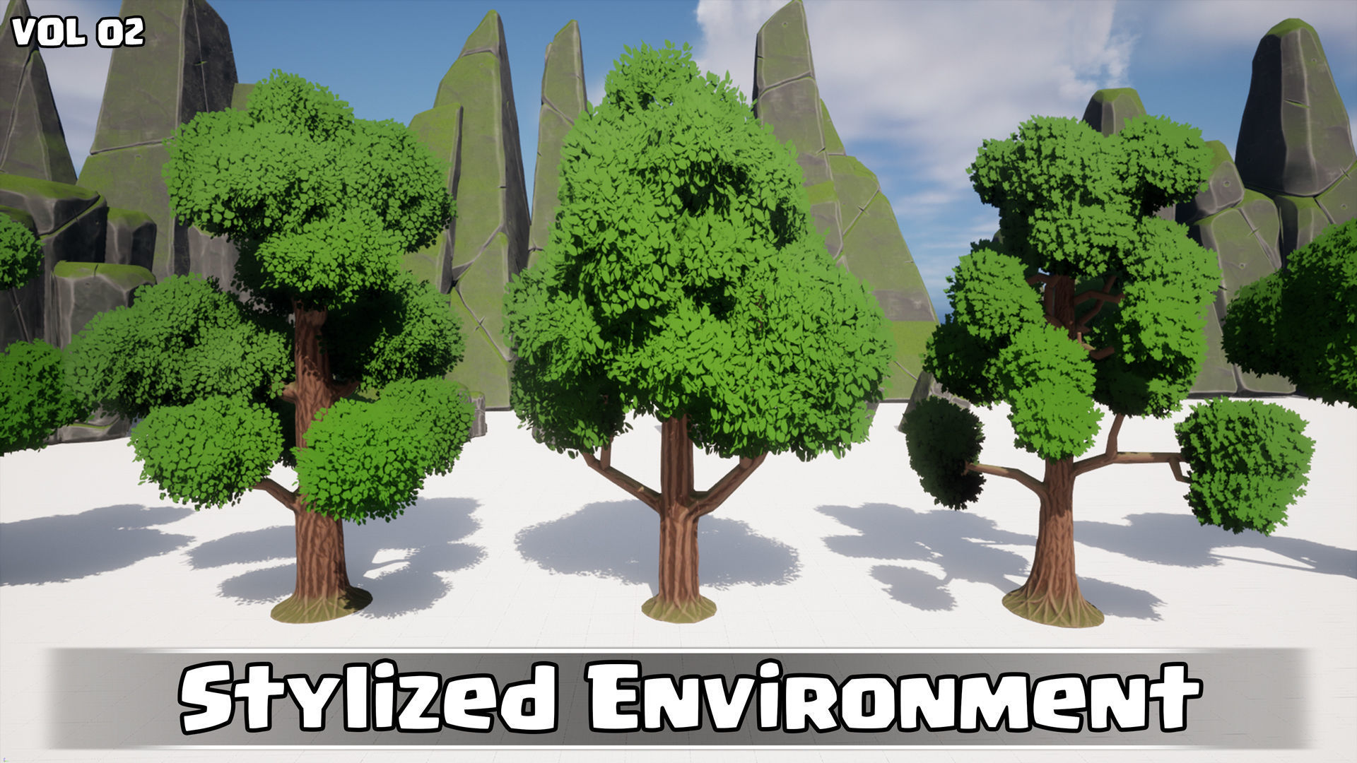 Stylized Environment Game Ready VOL02 Low-poly 3D model_11
